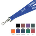 3/4" Premium Woven Lanyard w/ J Hook